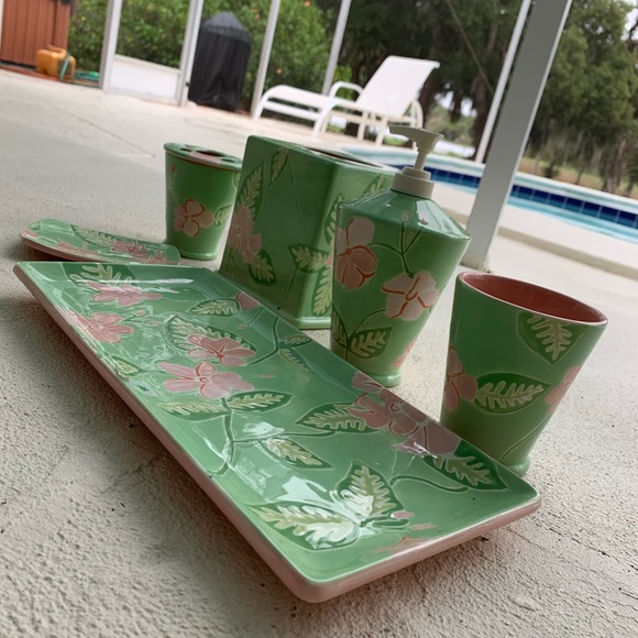 Lilly Pulitzer Bath | Lilly Pulitzer Bathroom Set | Poshmark